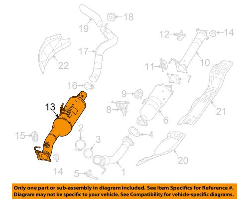 Ram chrysler oem 13-14 3500 6.7l-l6-exhaust muffler 68292411aa