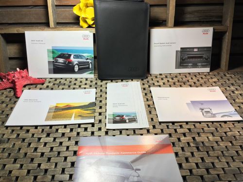 2007 audi a3 owners manual + radio book fast ship (clean set) ((buy oem))