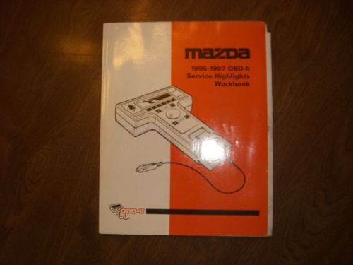 Mazda &#039;95-&#039;97 obd2 service highlights workbook p/n 9999-95-4505-97