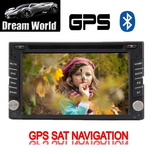 6.2&#034; 2din gps navigation hd car stereo dvd cd player bluetooth radio ipod mp3 tv