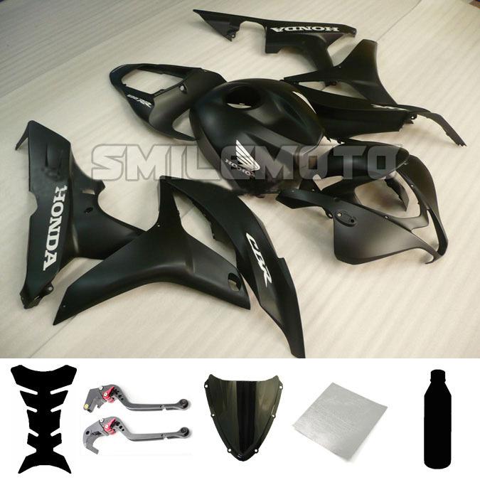 Bundle injection fairing windscreen levers for honda 2007 2008 cbr 600 rr f5 pav