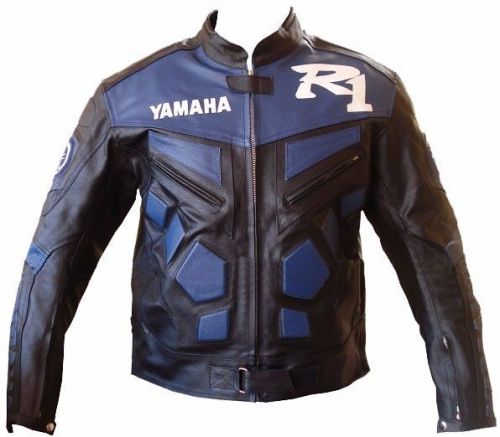 Yamaha r1 leather jacket motorcycle leather jacket motorbike leather jacket