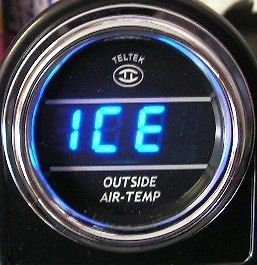 Ford dodge chevy isuzu toyota blue teltek outside air temp in celcius 201c