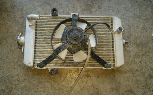 2008 yamaha raptor 700 oem radiator with fan off running atv