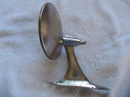 Vintage car truck rat rod 4 inch side view mirror good glass nice patina