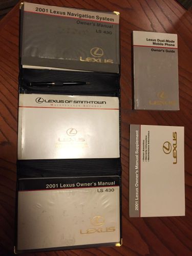 2001 lexus ls430 owner manuals