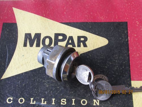 Nos mopar 1973 1974 ? trunk lock c body dodge plymouth polara fury