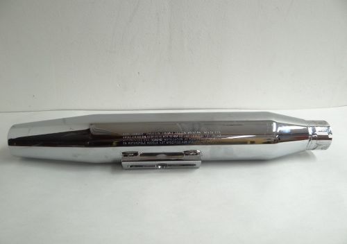 Vintage chrome harley davidson exhaust system 657547-94 motorcycle muffler part