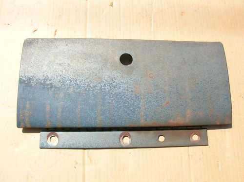 1965 ford fairlane glovebox door w/good hinge.some surface rust &amp; light pitting.