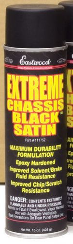 Eastwood paint extreme chassis ceramic satin black 14 oz aerosol p/n 11175z