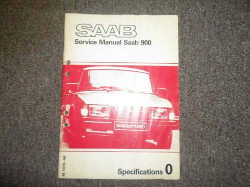 1979 80 81 82 83 1984 saab 900 0 specifications service repair manual oem deal