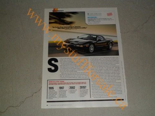 1991 acura nsx article / ad