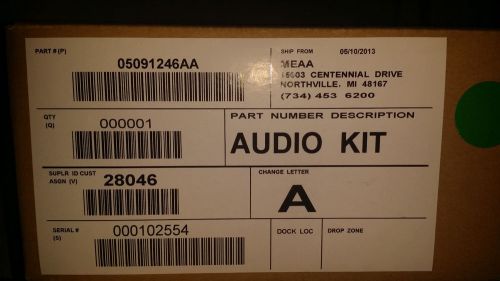 Chrysler / dodge audio kit