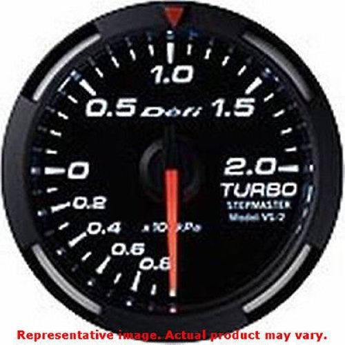 Defi df06506 df white racer gauge si units 52mm turbo pressure