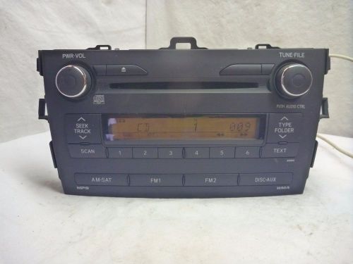 09 10 toyota corolla radio cd mp3 player a518a0 86120-02a90 ah1902