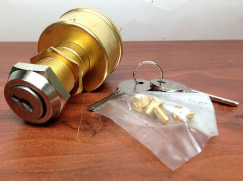 Marine brass ignition starter switch 4 terminals 3 positions heavy duty off on