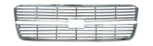 Pilot chrome grille for 03-05 chevy silverado 2pcs