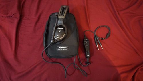 Bose a20 aviation headset no bluetooth dual plug cable