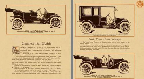 Chalmers 1911 - chalmers 1911 models