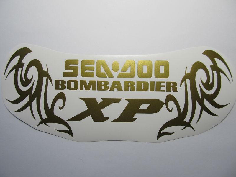 Seadoo xp boat sea doo jetski pwc trailer  decal vinyl sticker  any color choice