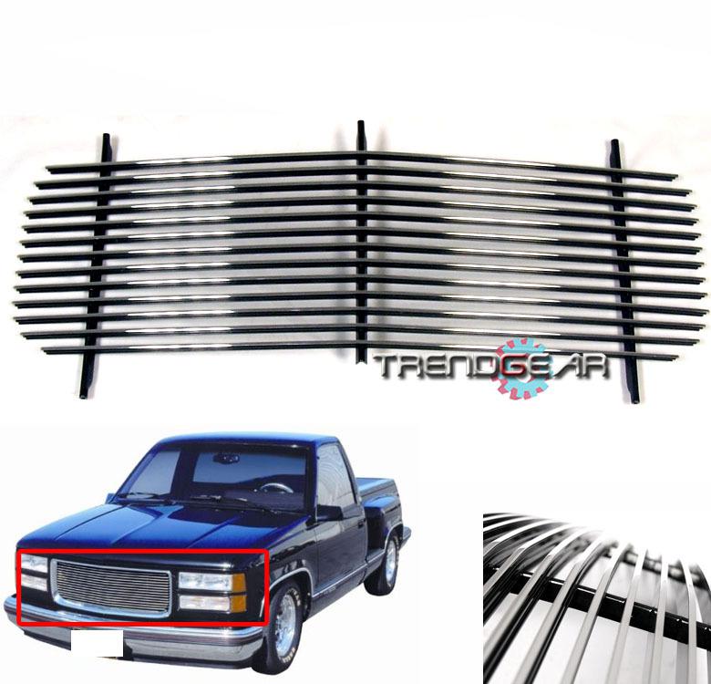 94-99 gmc c/k pickup/yukon/suburban front upper billet grille insert 95 96 97 98