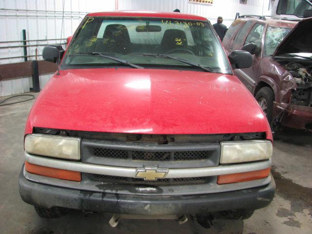 2003 chevy s10 pickup rear seat belt & retractor only rh passenger gray