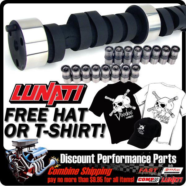 Lunati chevy bbc 256/262 voodoo cam & lifters 396-402-427-454 chevrolet camshaft