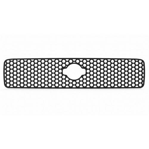 Nissan pathfinder 99-01 black circle punch front metal grille trim cover insert