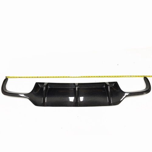 For 2009 10-2012 mercedes r230 sl63 sl65 amg 4 tip rear bumper diffuser blk 1pc