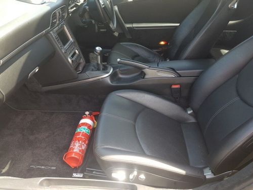 Porsche fire extinguisher mount