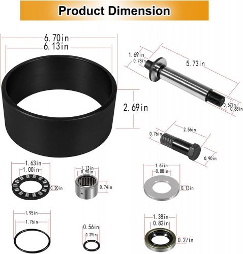 Jet pump rebuild kit with wear ring impeller tool for seadoo 951 xp gti le rfi