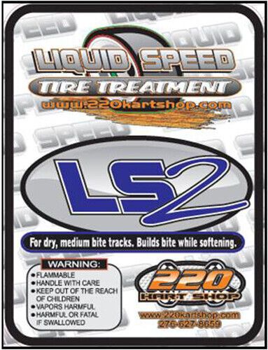 Ls2 tire prep champ kart liquid speed ls2  tire prep kart racing 1 quart