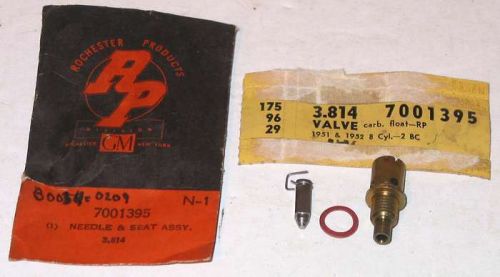 1951-1952 oldsmobile 88 98 nos carburetor float valve 7001395