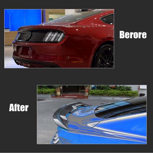 For 15-2022 ford mustang gt500 gt500 2-door carbon fiber rear trunk spoiler wing