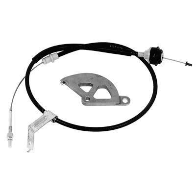 Ford racing clutch cable w/ aluminum quadrant adjustable ford mustang capri 5.0l