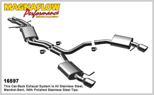 Magnaflow 16597 audi a5 quattro stainless cat-back system performance exhaust