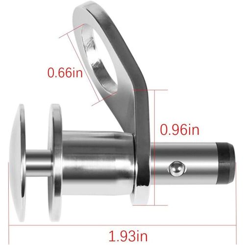 3/8 in. stainless steel quick release fender holder mount cleat hook boat marine