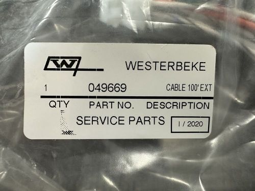 Westerbeke 49669 oem diesel generator 9 pin 100&#039; harness cable &#034;old style&#034; ***