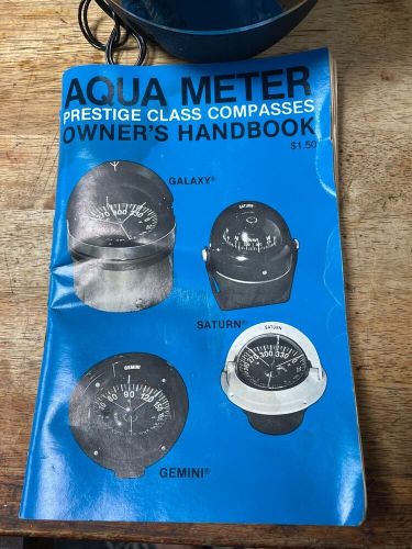 Saturn aqua meter off-shore compass front reading lighted surface mount