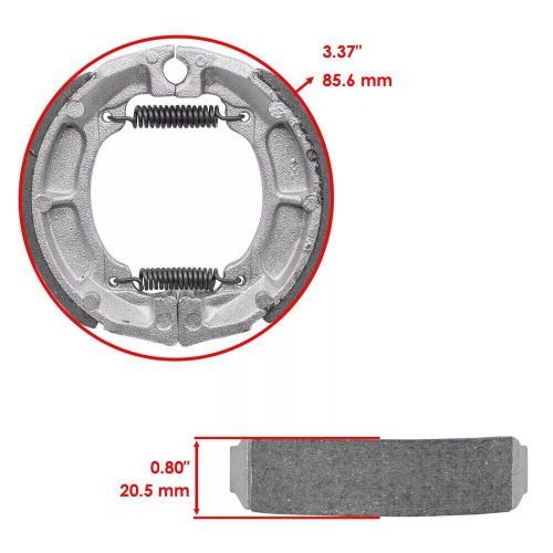 For suzuki alt50 trailbuddy 50 1983 1984 rear brake shoes / 54410-04001