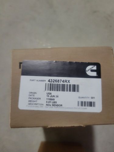 Genuine cummins oem nox sensor, new,  4326874rx (no core)