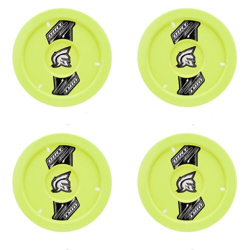 Dirt defender 15 x 8 gen ii solid wheel covers mud covers neon yellow 4 pack