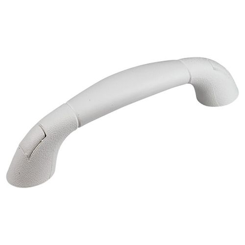 Sea-dog pvc coated grab handle - white 9-3/4&#034; - soft grip, concealed fasteners