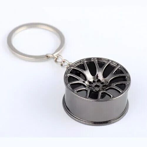 Fit wheel rim keychain creative auto part car keyring key chain ring key fob a+1