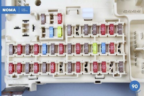 03-08 jaguar x204 s-type engine bay fuse box 1r8t14a067ab oem