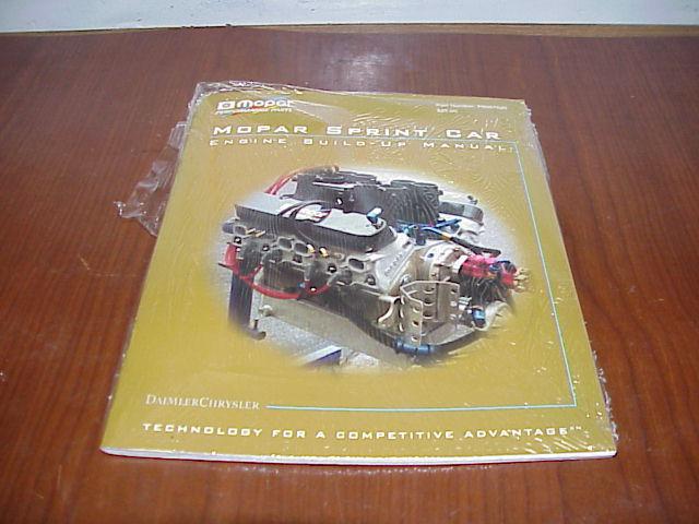 New mopar sprint car oval track engine buildup manual book ira woo usac 