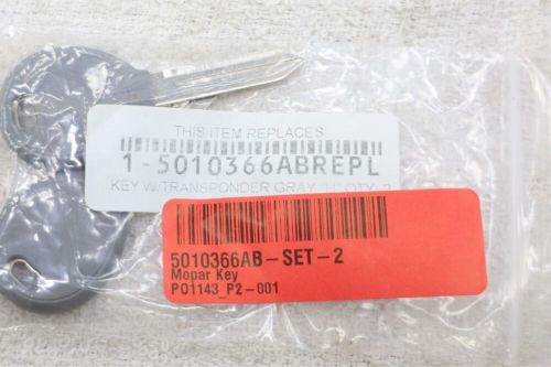 New oe replacement transponder key blanks 5010366ab dodge chrysler 01-06