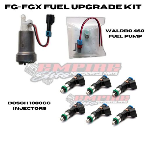 Ford fg fgx upgrade fuel kit - 1000cc bosch injectors &amp; walbro 460 fuel pump