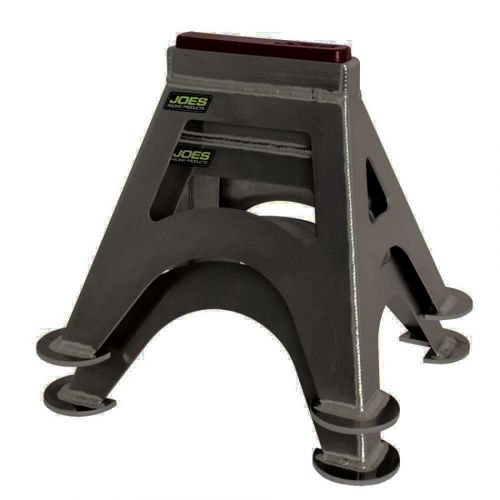 Joes jack stands pair aluminum stackable 14&#034; tall urethane pad black joe#55500-b