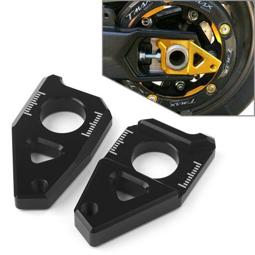 Motorcycle axle spindle chain adjuster blocks for yamaha yzf r1 fz8 fz1 tmax 530